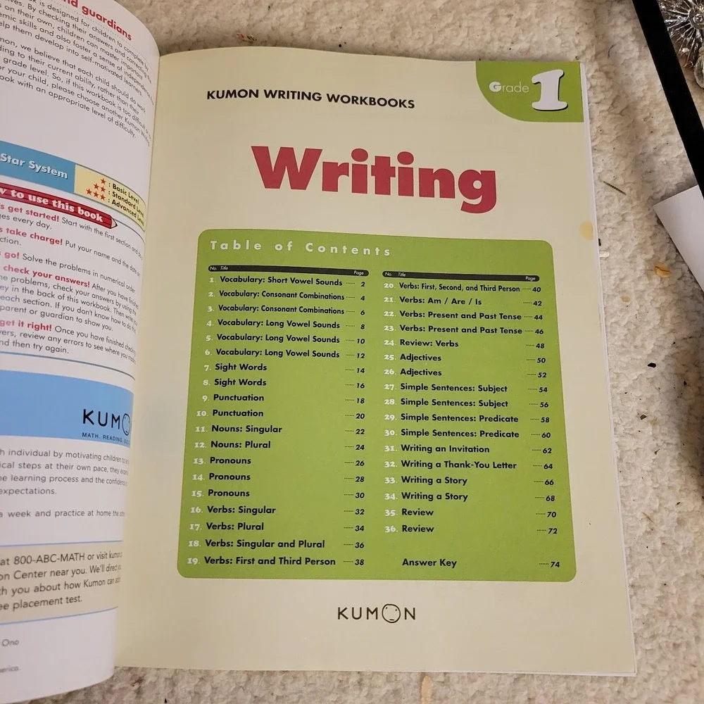 Kumon Grade 1 Writing (Kumon Writing Workbooks)